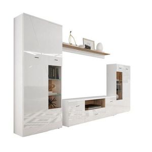 Hom`in OBÝVACÍ STĚNA, bílá, barvy dubu obraz