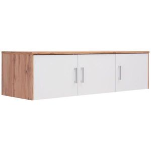 Xora NÁSTAVEC NA SKŘÍŇ, bílá, dub wotan, 157/43/54 cm obraz