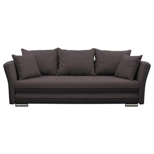 MID.YOU ROZKLÁDACÍ POHOVKA, textil, tmavě hnědá obraz