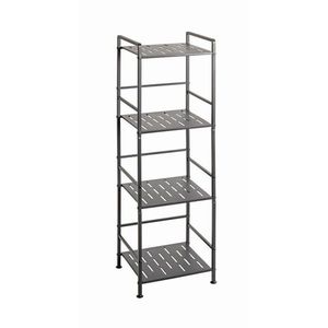 REGÁL, antracitová, ocel, 33/106/28 cm obraz