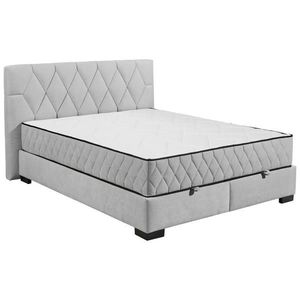 MID.YOU AMERICKÁ POSTEL, 160/200 cm, světle šedá obraz