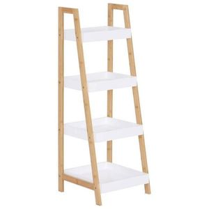 MID.YOU REGÁL DO KOUPELNY, přírodní barvy, bílá obraz