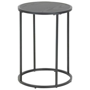 ODKLÁDACÍ STOLEK, černá, kompozitní dřevo, 40/40/55 cm obraz