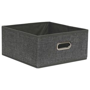 Homeware KOŠ DO REGÁLU, šedá obraz