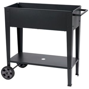 TRUHLÍK NA KVĚTINY kov, plast, 88/44/80 cm obraz