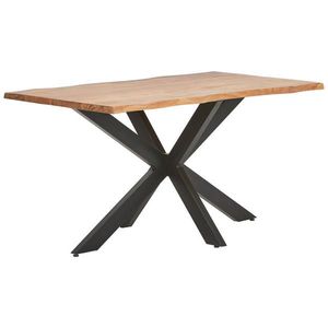 Landscape JÍDELNÍ STŮL, akácie, černá, barvy akácie, 140/80/77 cm obraz