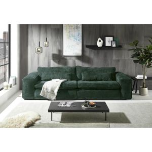 Livetastic POHOVKA BIG SOFA, textil, tmavě zelená obraz