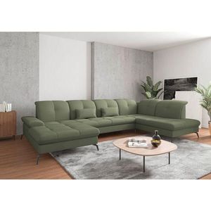 Sit & More SEDACÍ SOUPRAVA, textil, olivově zelená obraz