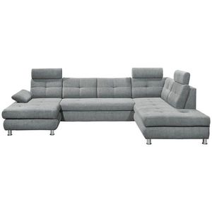 MID.YOU SEDACÍ SOUPRAVA, textil, světle šedá obraz