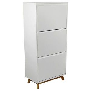 Xora VYKLÁPĚCÍ BOTNÍK, přírodní barvy, bílá, kaučukové dřevo, 60/128/34 cm obraz