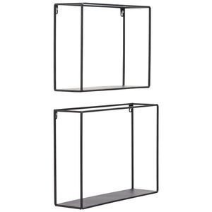 Landscape SADA NÁSTĚNNÝCH REGÁLŮ, černá obraz