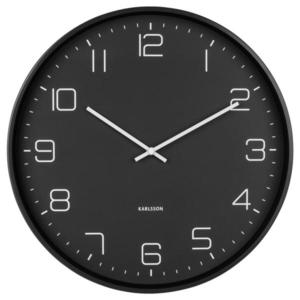 Karlsson NÁSTĚNNÉ HODINY černá 40/40/4, 5 cm obraz