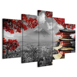 artgeist MALBA NA PLÁTNĚ, krajina a příroda, 200/100/1, 2 cm obraz