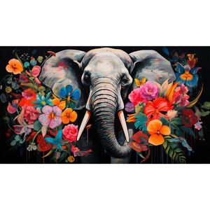 MALBA NA PLÁTNĚ, zvířata, 180/100 cm obraz