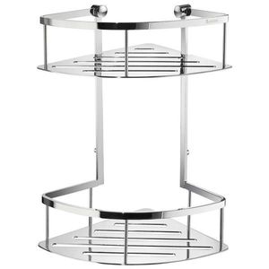 POLIČKA DO KOUPELNY barvy chromu obraz