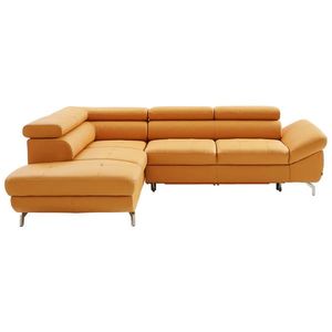 Novel ROHOVÁ SEDAČKA, kůže, žlutá obraz