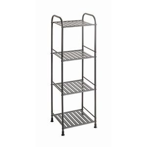 REGÁL, antracitová, ocel, 33/108/28 cm obraz