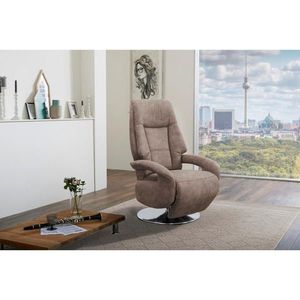 Sit & More RELAXAČNÍ KŘESLO, textil, šedohnědá obraz