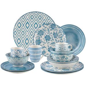 Novel KOMBINOVANÁ SOUPRAVA 30dílné, porcelán keramika obraz