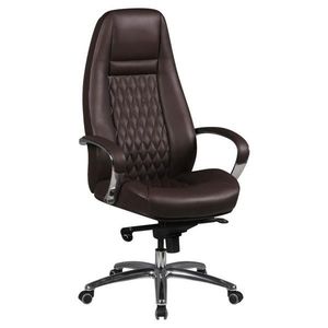 MID.YOU KANCELÁŘSKÉ KŘESLO, vzhled kůže, hnědá obraz