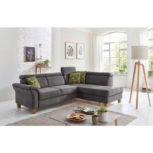 Sit & More ROHOVÁ SEDAČKA, textil, antracitová obraz