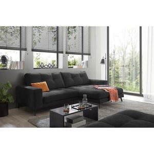 Livetastic ROHOVÁ SEDAČKA, textil, černá obraz