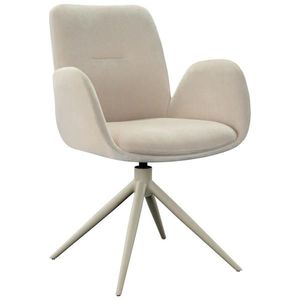 Lomoco ŽIDLE S PODRUČKAMI, železo, mikrovlákno, béžová obraz