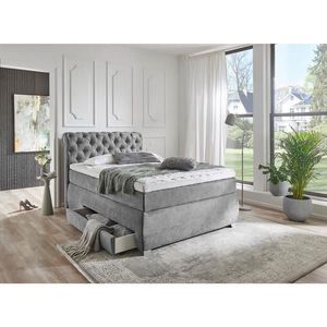 MID.YOU POSTEL BOXSPRING, 140/200 cm, šedá obraz