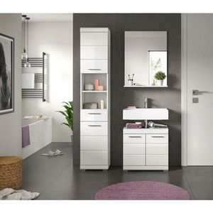 MID.YOU KOUPELNA vysoce lesklá bílá obraz