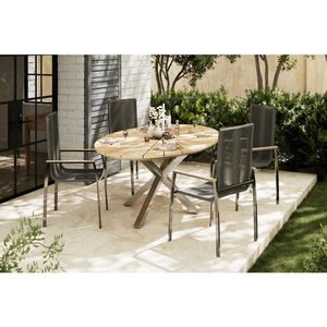 Ambia Garden ZAHRADNÍ STŮL, dřevo, kov, 200/75/120 cm obraz