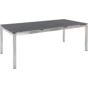 Amatio ZAHRADNÍ STŮL, kov, sklo, 200/100/75 cm obraz