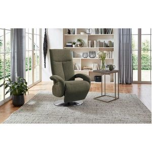 Sit & More RELAXAČNÍ KŘESLO, textil, khaki obraz