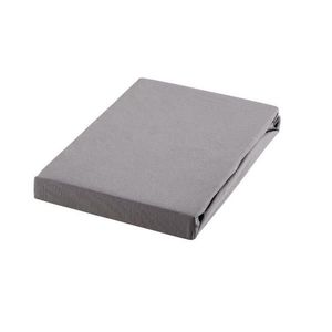 Novel PROSTĚRADLO NA VRCHNÍ MATRACI, žerzej, barvy grafitu, 180/200 cm obraz