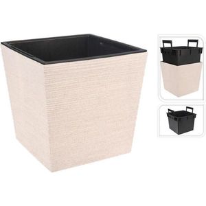 KVĚTINÁČ NA KVĚTINY textil, 23.5/24/24 cm obraz