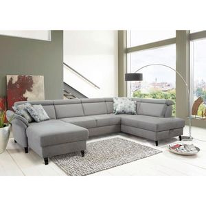 Sit & More SEDACÍ SOUPRAVA, textil, světle šedá obraz