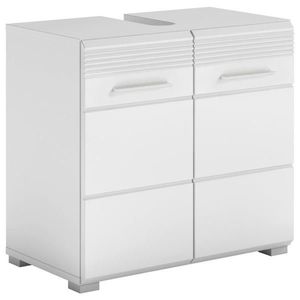 MID.YOU SKŘÍŇKA POD UMYVADLO, vysoce lesklá bílá, bílá, 60/56/34 cm obraz