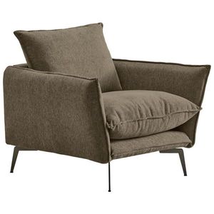 Livetastic KŘESLO, textil, hnědá obraz