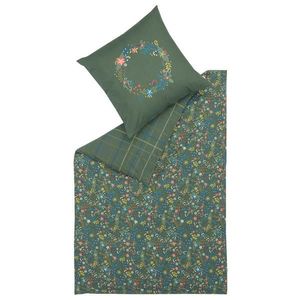 Esprit OBOUSTRANNÉ POVLEČENÍ, satén, zelená, vícebarevná, obraz