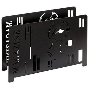 STOJAN NA NOVINY, černá obraz