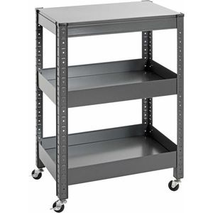 SERVÍROVACÍ VOZÍK, antracitová, 50/32/75 cm obraz