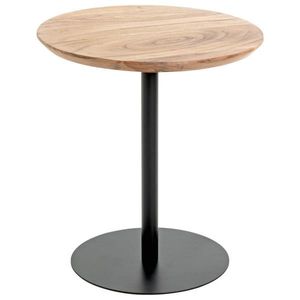 ODKLÁDACÍ STOLEK, akácie, černá, barvy akácie obraz