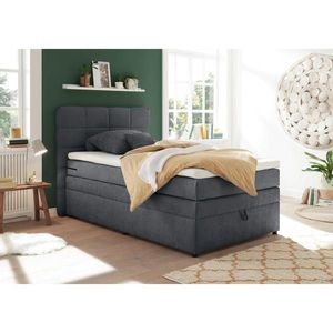 MID.YOU POSTEL BOXSPRING, 120/200 cm, antracitová obraz