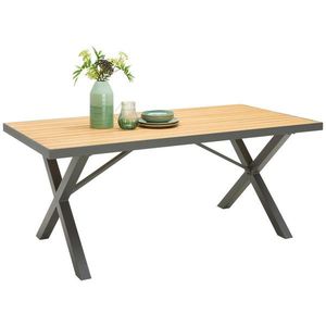Ambia Garden ZAHRADNÍ STŮL, dřevo, kov, obraz