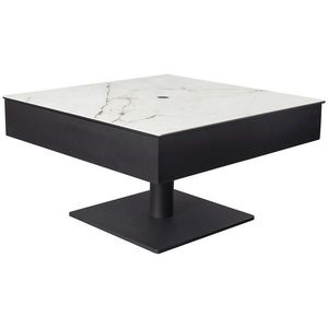 Dieter Knoll KONFERENČNÍ STOLEK, černá, bílá, kov, sklo, keramika, kompozitní dřevo, 75/75/42-57 cm obraz