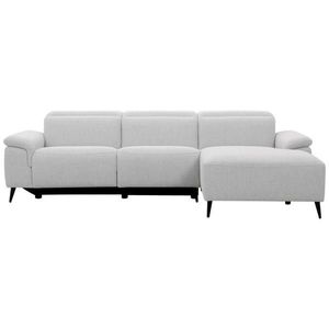 Xora ROHOVÁ SEDAČKA, dřevo, kov, plast, textil, světle šedá, šedobílá obraz