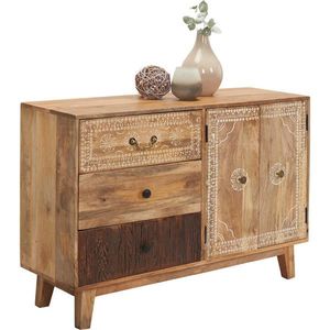 Ambia Home KOMODA, mangové dřevo, hnědá, 115/80/35 cm obraz