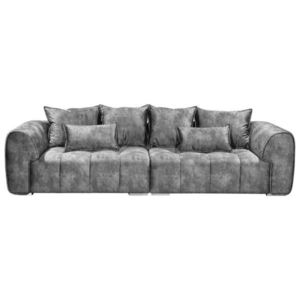Livetastic POHOVKA BIG SOFA, textil, šedá obraz
