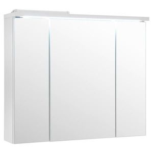 Xora ZRCADLOVÁ SKŘÍŇKA, bílá, 80/69/20 cm obraz