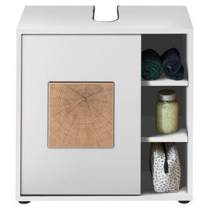 MID.YOU SKŘÍŇKA POD UMYVADLO, bílá, bílá, 60/60/35 cm obraz