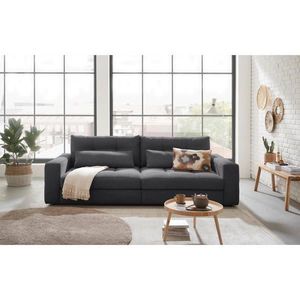 Livetastic POHOVKA BIG SOFA, textil, antracitová obraz